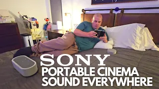 Sony AX7 Portable Audio Theater System: CINEMA SOUND EVERYWHERE