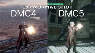 Devil May Cry 4 vs 5 Dante Skills Comparison/ダンテの技モーション 比較 デビルメイクライ4 vs デビルメイクライ5