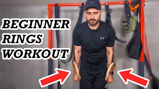 Rings Beginner Workout | With Regressions and Progressions