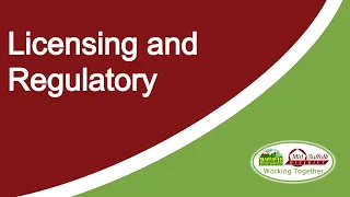 Mid Suffolk Licensing and Regulatory - 16/08/2021