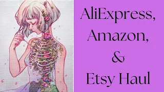 AliExpress, Amazon, & Etsy Haul #diamondart