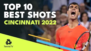 Insane Alcaraz Drop Volley & Amazing Medvedev Defence | Top 10 Shots & Rallies From Cincinnati 2022