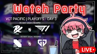 T1 vs. PRX - | GEN vs DRX VCT | Pacific - Mid-season Playoffs  | VALORANT WatchParty