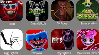 Poppy Playtime Chapter 3 Mobile,Poppy Playtime 3 Roblox,Poppy Playtime 2,Poppy 4,Zoonomaly Mobile