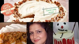 Yummy Yummy Carrot cake for Christmas /BJams Patisserie with sadia Iqbal #bjamspatissarie