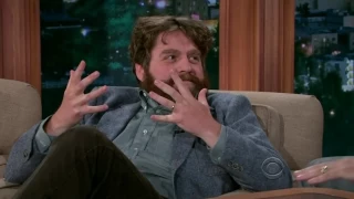 Zach Galifianakis being funny with Craig Ferguson