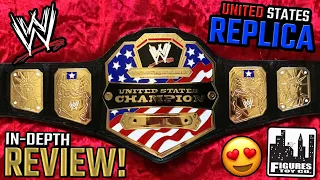 WWE UNITED STATES REPLICA BELT IN-DEPTH REVIEW! (Figs Inc. Scratch Logo Version) - JoeTalksWrestling