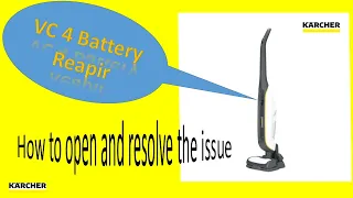 Karcher VC 4 Battery Repair || How to Repair VC4 Battery Machine