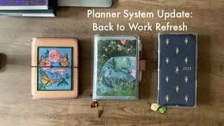 Planner System Update: Back to Work Refresh | Hobonichi Weeks, A6, and beautiful nature patches