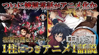 【鬼滅の刃】柱稽古編で煉獄零話や外伝・小説の内容が描かれる【きめつのやいば】ネタバレ・漫画・考察