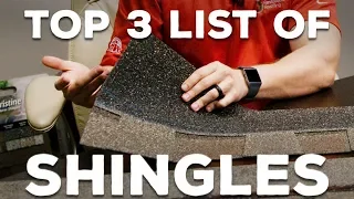 Roofings "Top 3 Shingles" and Why We Love Them