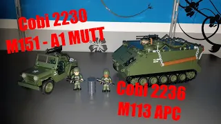 Cobi 2230 M151 - A1 MUTT und 2236 M113 APC Unboxing + Aufbau + Fazit