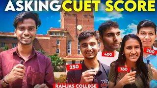 Asking Cuet Score in Ramjas College of Delhi University 🔥