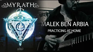 Malek Ben Arbia Practicing New song from Shehili Myrath