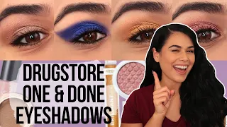 TOP 5 DRUGSTORE One and Done Eyeshadows for Quick & Easy Looks