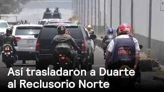 Así llegó Javier Duarte al Reclusorio Norte