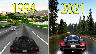 Evolution of Need for Speed Games 1994-2021