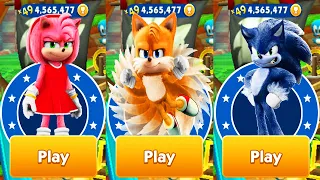 Sonic Dash - Movie Amy vs Movie Tails vs Movie Werehog defeat All Bosses Zazz Eggman - Run Gameplay