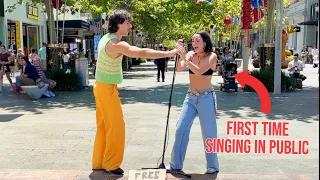 ASKING STRANGERS TO SING ON MY SONG..😳 I CANT BELIEVE WHAT HAPPENED NEXT!!