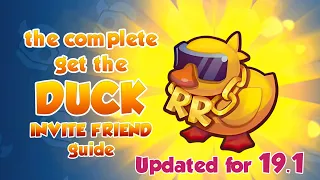 The HOW TO get the DUCK Complete Guide - INVITE FRIEND (UPDATED for 19.1) | Rush Royale