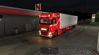 DAF XF 106 530 Weeda + Trailer mod Euro Truck Simulator 2 (1.32 - 1.34)