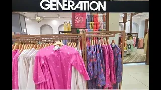 Generation season end sale flat 50% off on entire stock starting from 1200 only