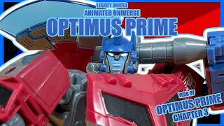 Animated Optimus LIVES UP TO THE HYPE! (#transformers Legacy United Animated Universe Optimus Prime)