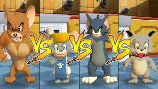 Tom and Jerry in War of the Whiskers Tom Vs Tyke Vs Monster Jerry Vs Nibbles (Master Difficulty)