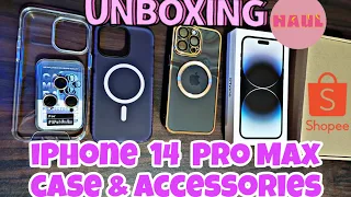 iPhone 14 Pro Max Unboxing Case & accessories | Unboxing From shopee Cases #shopee #shopeefinds