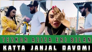 AZIZA YOQUBOVA ERI YARASHAMAN DEB QATTIQ JANJAL KO'TARDI