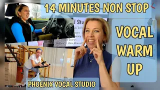 14 MINUTES NON STOP VOCAL WARM UP / LEARN TO SING at PHOENIX VOCAL STUDIO #nonstopsing #vocalwarmup