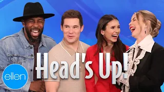 Julianne Hough & Nina Dobrev Play 'Heads Up' Sidekick!