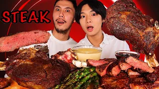 ASMR A5 WAGYU + TOMAHAWK STEAK + BEEF STRIP0LOIN + CHEESE SAUCE 🧀 FT. 霍哥 Jeffrey Fok | MAR ASMR