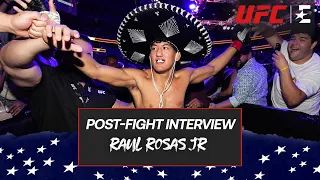 Noche UFC | Post-Fight Interview | Raul Rosas Jr.