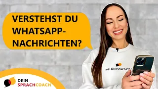 UMGANGSSPRACHE verstehen (geschriebenes Deutsch | Deutsch lernen | Textnachrichten auf Deutsch)