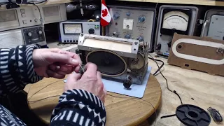 Philco 47A Tube Radio Video #2 - Dial String Replacement