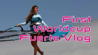 PWA Fuerteventura Vlog - Rookie impressions on biggest Windsurfing Women Freestyle event  / 15 years