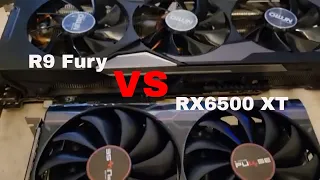 AMD's Radeon RX6500 XT vs the Radeon R9 Fury