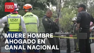 Muere una persona ahogada en Canal Nacional en Iztapalapa - Las Noticias