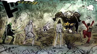 The Strawhats and CP0 vs The Seraphims Full Battle (Colored)