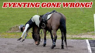 EVENTING GONE WRONG! FIRST FALL ON ROLO CAPTURED!