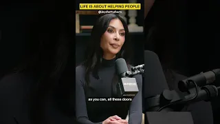 Kim Kardashian:  Life is about helping people ❤️