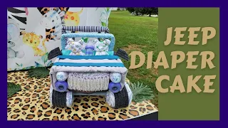 Jeep Diaper Cake