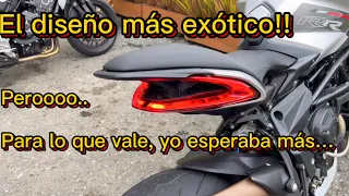 MV Agusta Dragster RR revisión a fondo y prueba de manejo a fuego 🔥