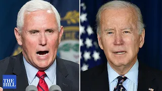 'Keep Your Hands Off Our Paychecks': Former VP Mike Pence Goes After Biden