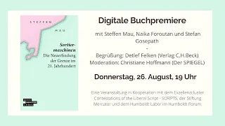 Digitale Buchpremiere mit Steffen Mau, Naika Foroutan und Stefan Gosepath