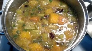 Mukkala Pulusu-Mixed Vegetable Stew