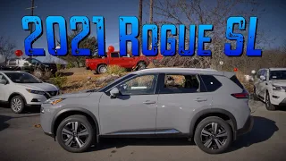 New Boulder Gray 2021 Nissan Rogue SL