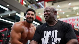 RONNIE COLEMAN8 X ANDREI DEIU BACK SESSION IN THE HOUSE