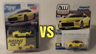 Auto World vs. Mini GT  Nissan Proto Z